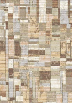 Webteppich Exellenza Grau-Braun 160 x 230 cm