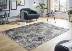 Webteppich Exellenza grau 80 x 150 cm
