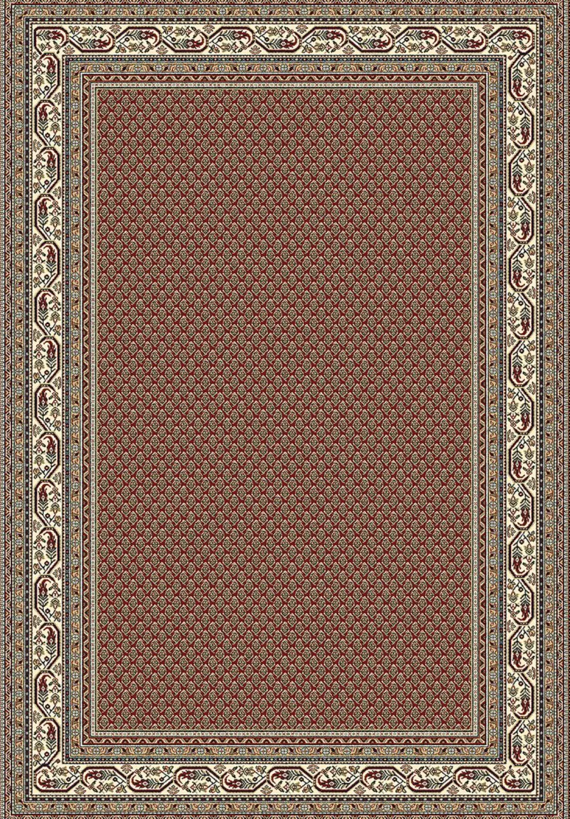 Webteppich Kashmar Orient klassisch rot 060 x 115 cm