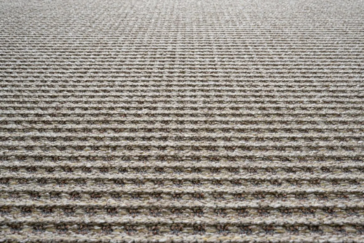 Webteppich Korund Braun Grau 80 x 240 cm