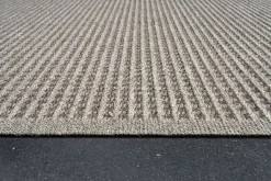 Webteppich Korund Braun Grau 80 x 240 cm