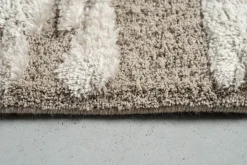 Webteppich Lizardit beige 80 x 150 cm