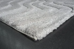 Webteppich Lizardit Creme 133 x 195 cm