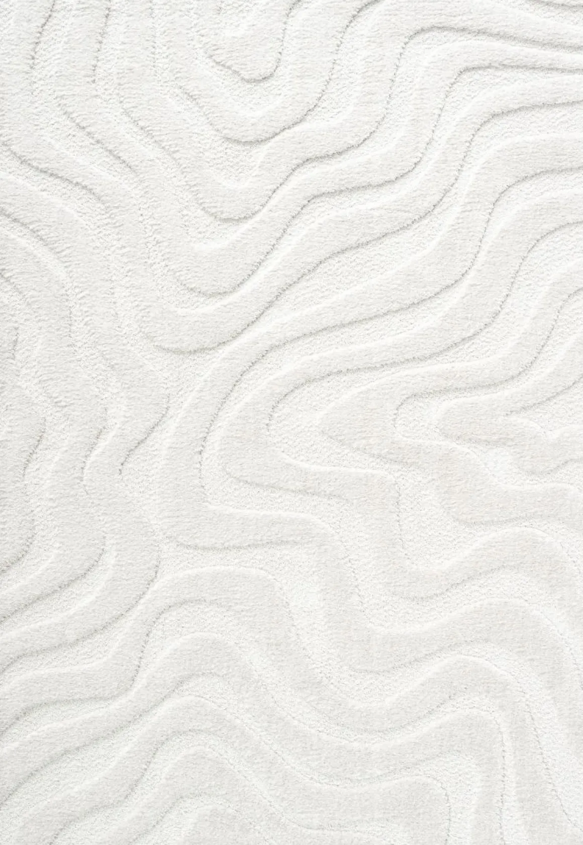 Webteppich Lizardit Creme 133 x 195 cm