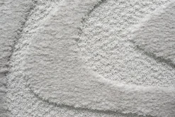 Webteppich Lizardit Creme 133 x 195 cm