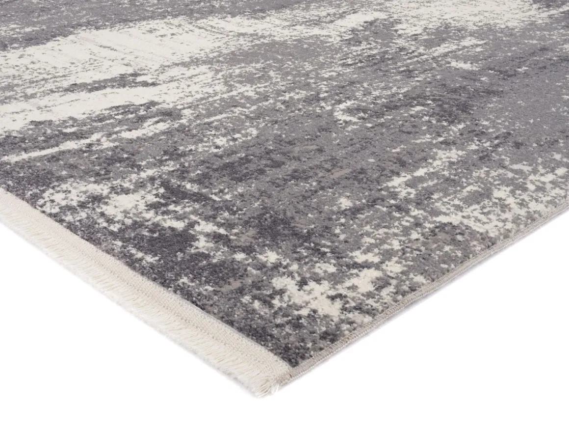Webteppich Nisa Grau 80 x 150 cm