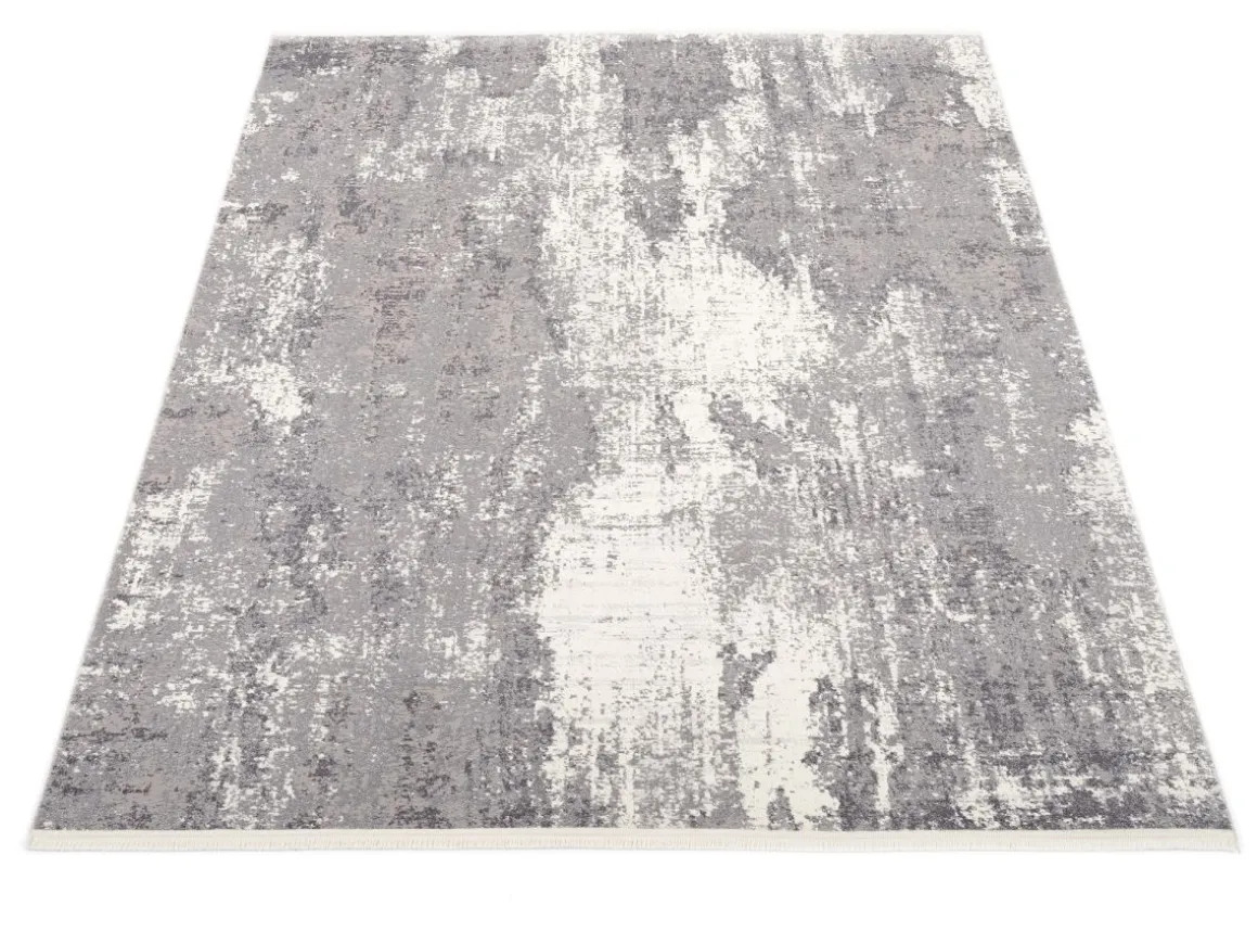 Webteppich Nisa Grau 80 x 150 cm