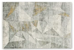 Webteppich Positano Anthrazit-Creme 160 x 230 cm