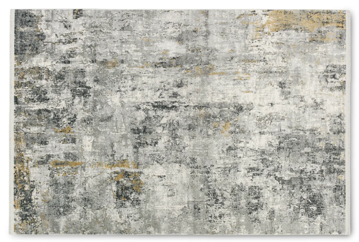 Webteppich Positano Anthrazit-Creme 160 x 230 cm