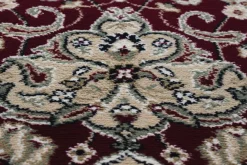 Webteppich Rubin Rot-Creme 240 x 300 cm