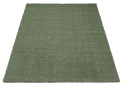 Webteppich Soft Fun Oliv 65 x 130 cm