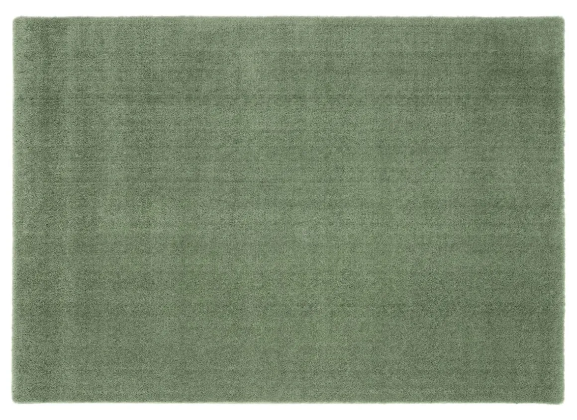 Webteppich Soft Fun Oliv 65 x 130 cm