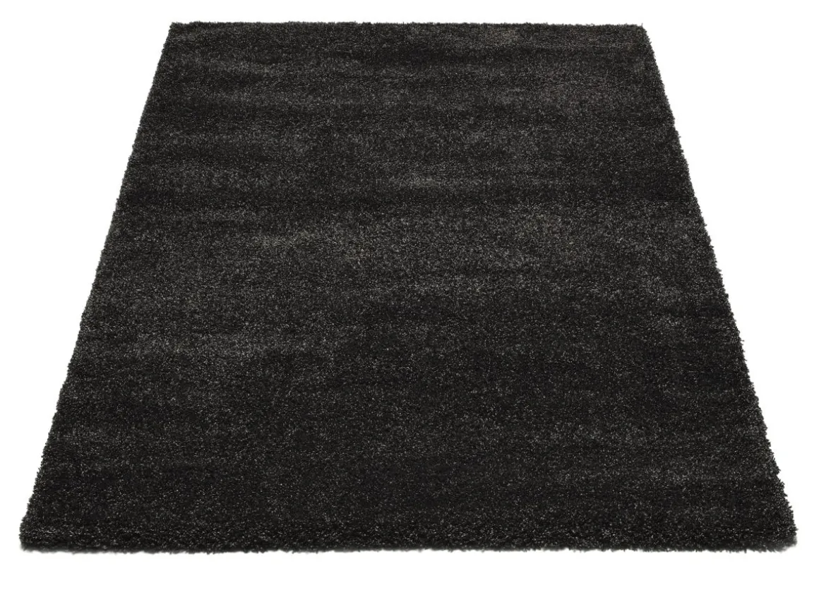 Webteppich Sumi Anthrazit 65 x 130 cm
