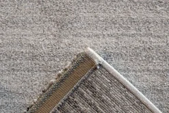 Webteppich Surma Silber-Grau 80 x 150 cm