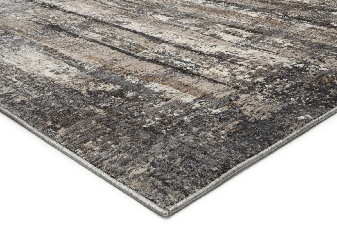 Webteppich Toprak Beige-Grau 116 x 180 cm