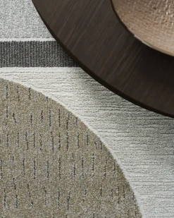 Webteppich Varis L Grau Gold 80 x 150 cm