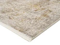 Webteppich Versailles Beige-Gold 67 x 130 cm