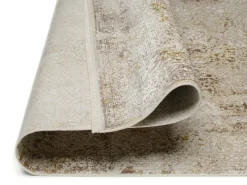 Webteppich Versailles Beige-Gold 67 x 130 cm
