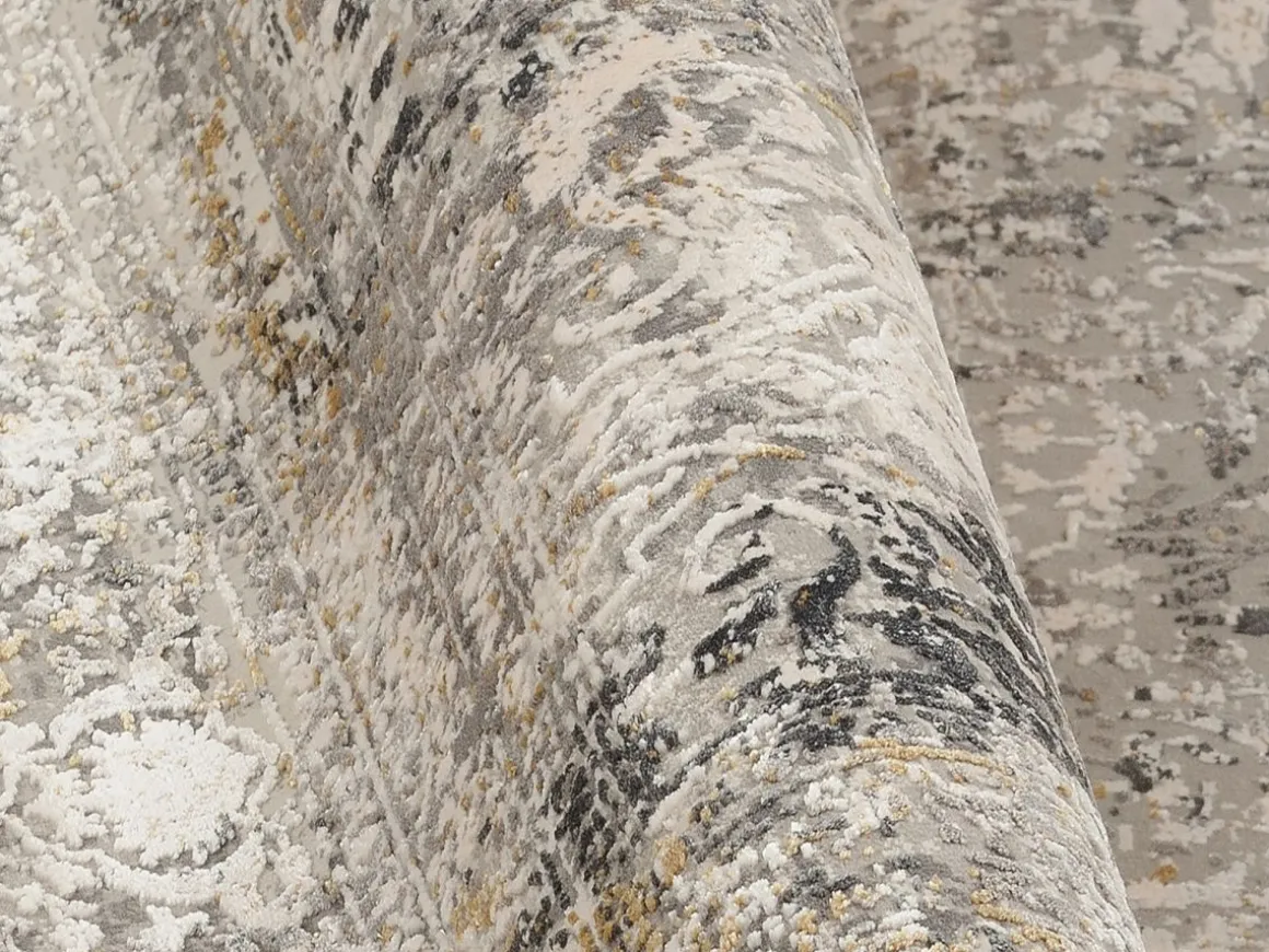 Webteppich Versailles Grau-Mix Ø 200 cm
