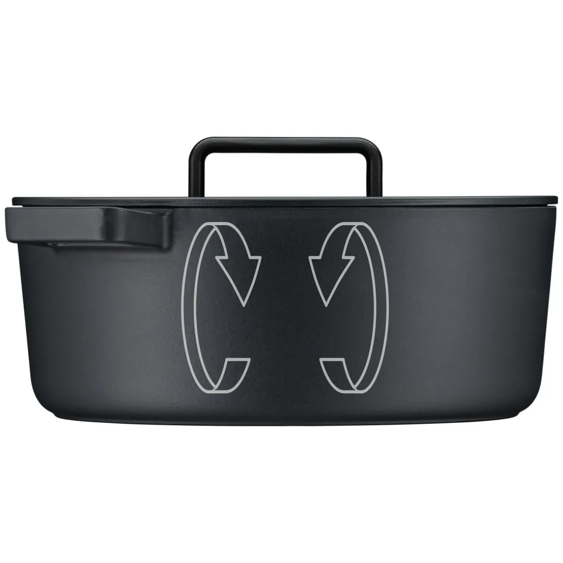 WMF Bräter Flavour oval schwarz 33 x 26 cm