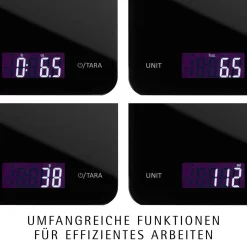 WMF digitale Küchenwaage schwarz