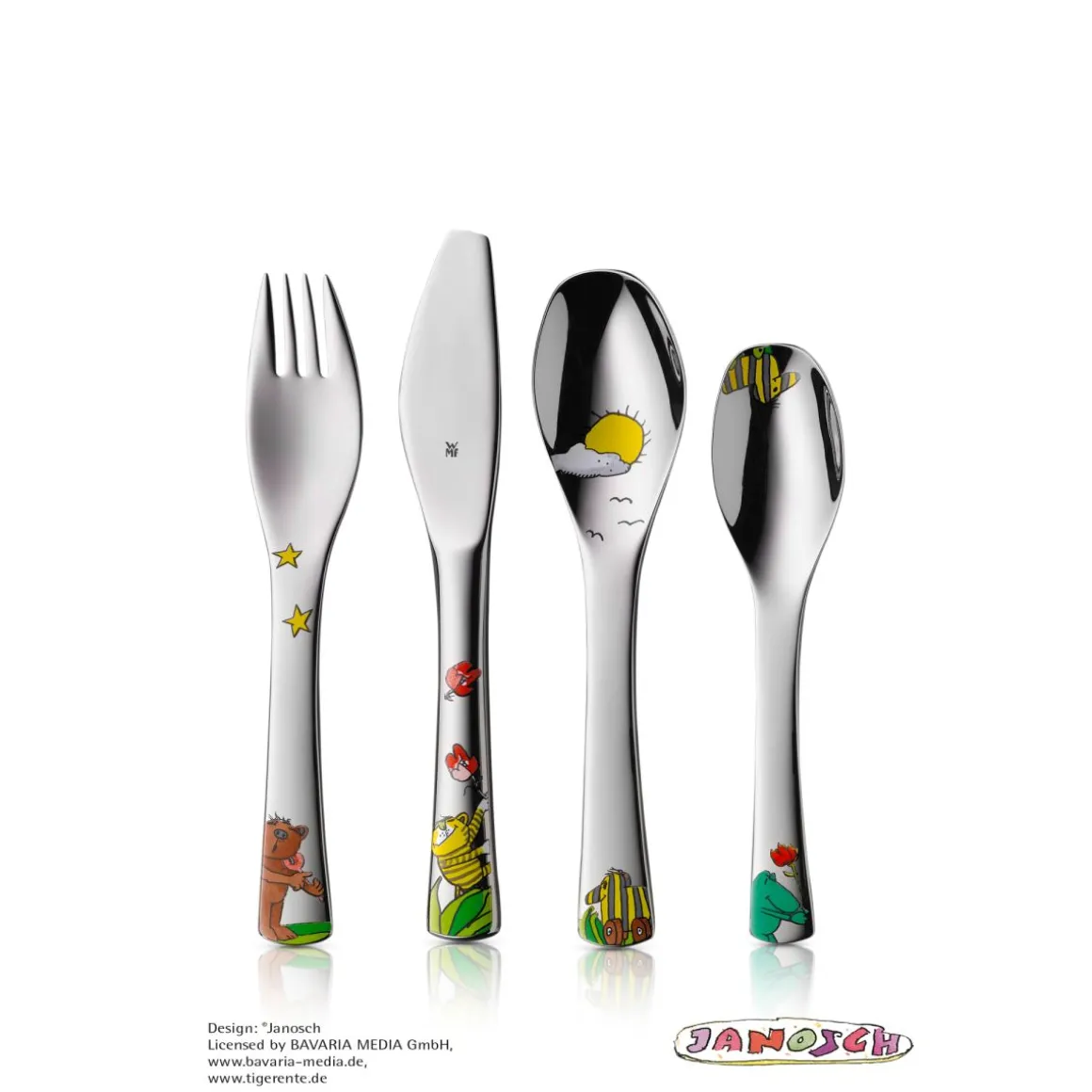 WMF 4tlg.Kinderbesteck Janosch