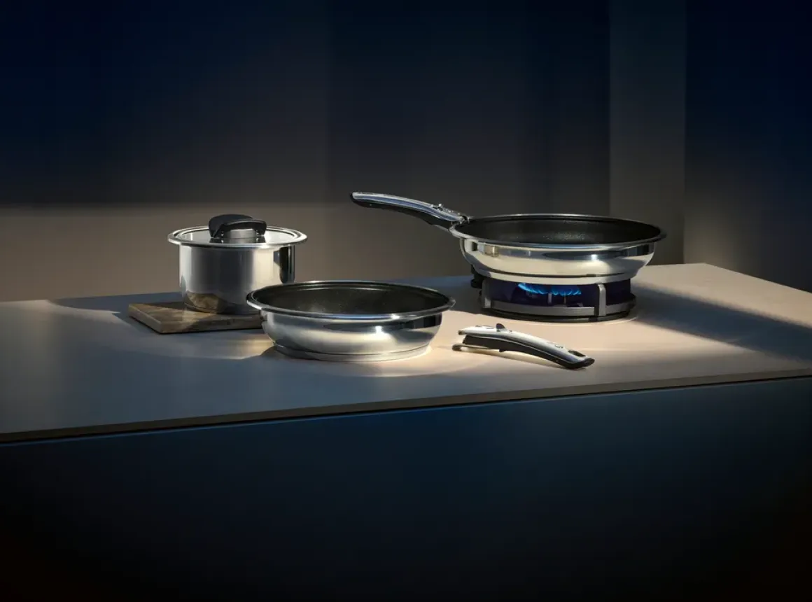 WMF 7-tlg Kochgeschirr-Set Click&Serve