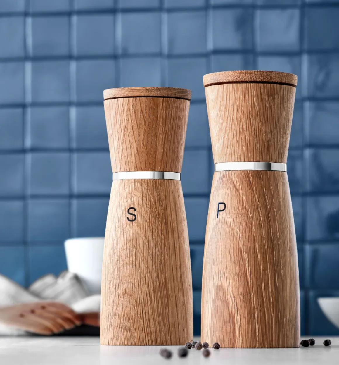 WMF 2-tlg Salz-/ Pfeffermühlen-Set Ceramill Nature