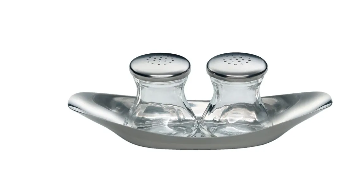 WMF 3-tlg Salz-/ Pfefferstreuer-Set Wagenfeld Max und Moritz