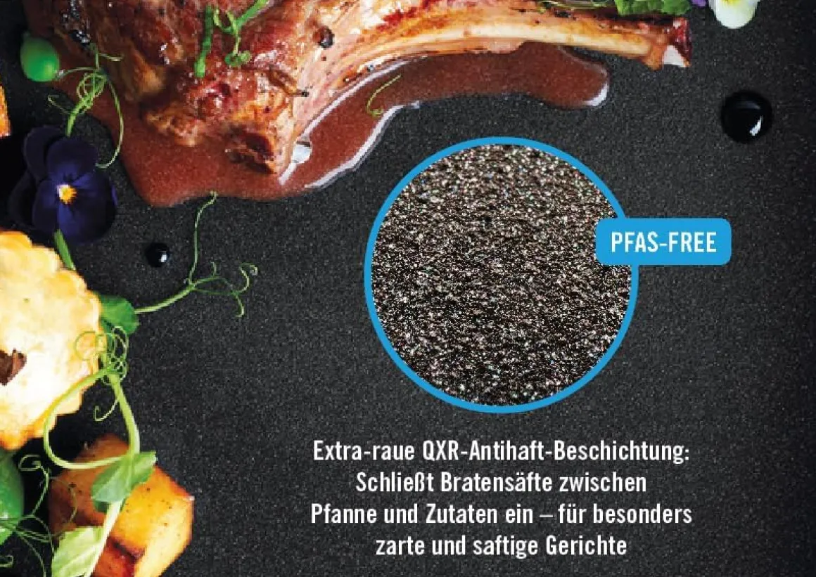 Woll Hochrandpfanne mit abnehmbarem Griff EcoLite QXR Ø 24 cm