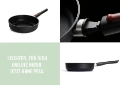 Woll Hochrandpfanne mit abnehmbarem Griff EcoLite QXR Ø 24 cm