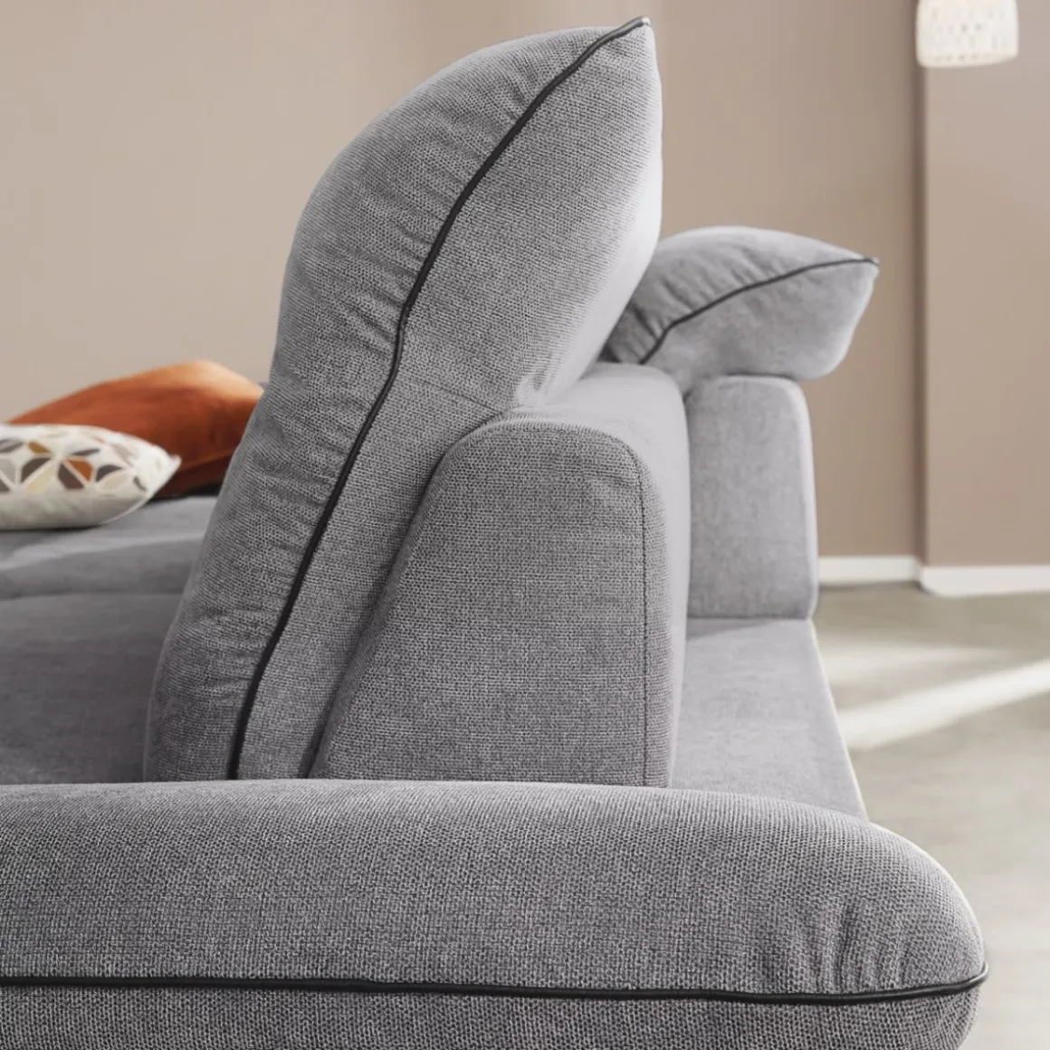 W.Schillig Ecksofa Enjoy & MORE Grau