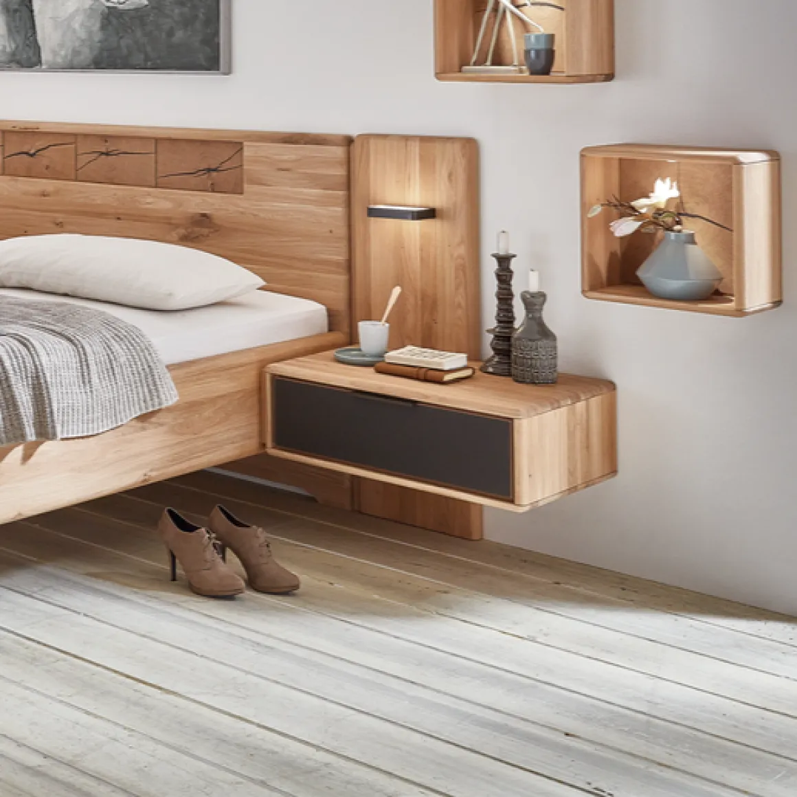 Wöstmann Nachtkommode rechts WSM 1600 Wildeiche